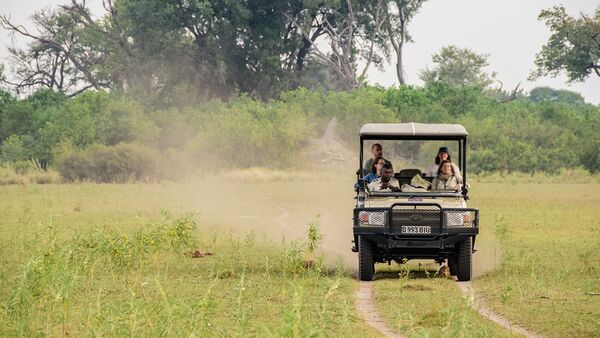 Offener Jeep Botswana