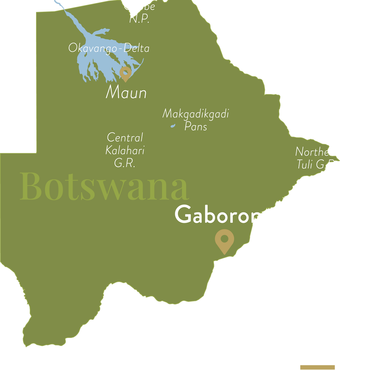 BPA Botswana Map Xl